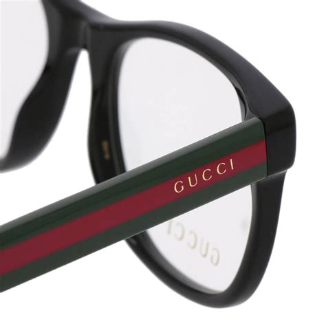 glasses frames mens gucci|Gucci clear frame glasses men.